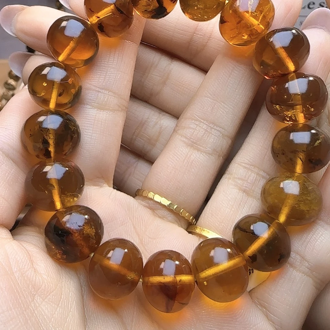 ****逃裸石琥珀未镶嵌14+