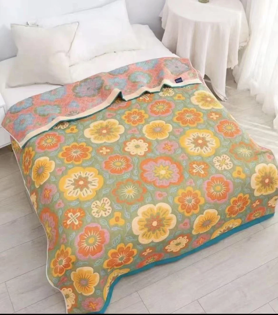 qog gul毛巾被双面