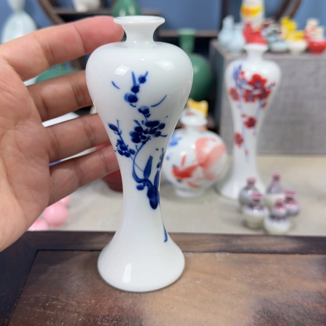 陶瓷手工小花器摆件