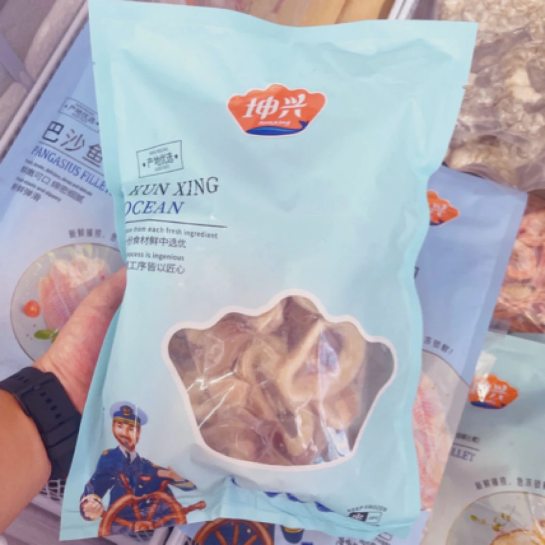 【山姆同款】坤兴鱿鱼圈+鱿鱼须600g