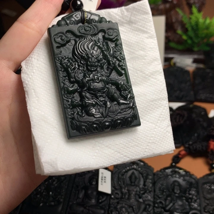 じ****一天然缅甸a货钢琴黑挂件