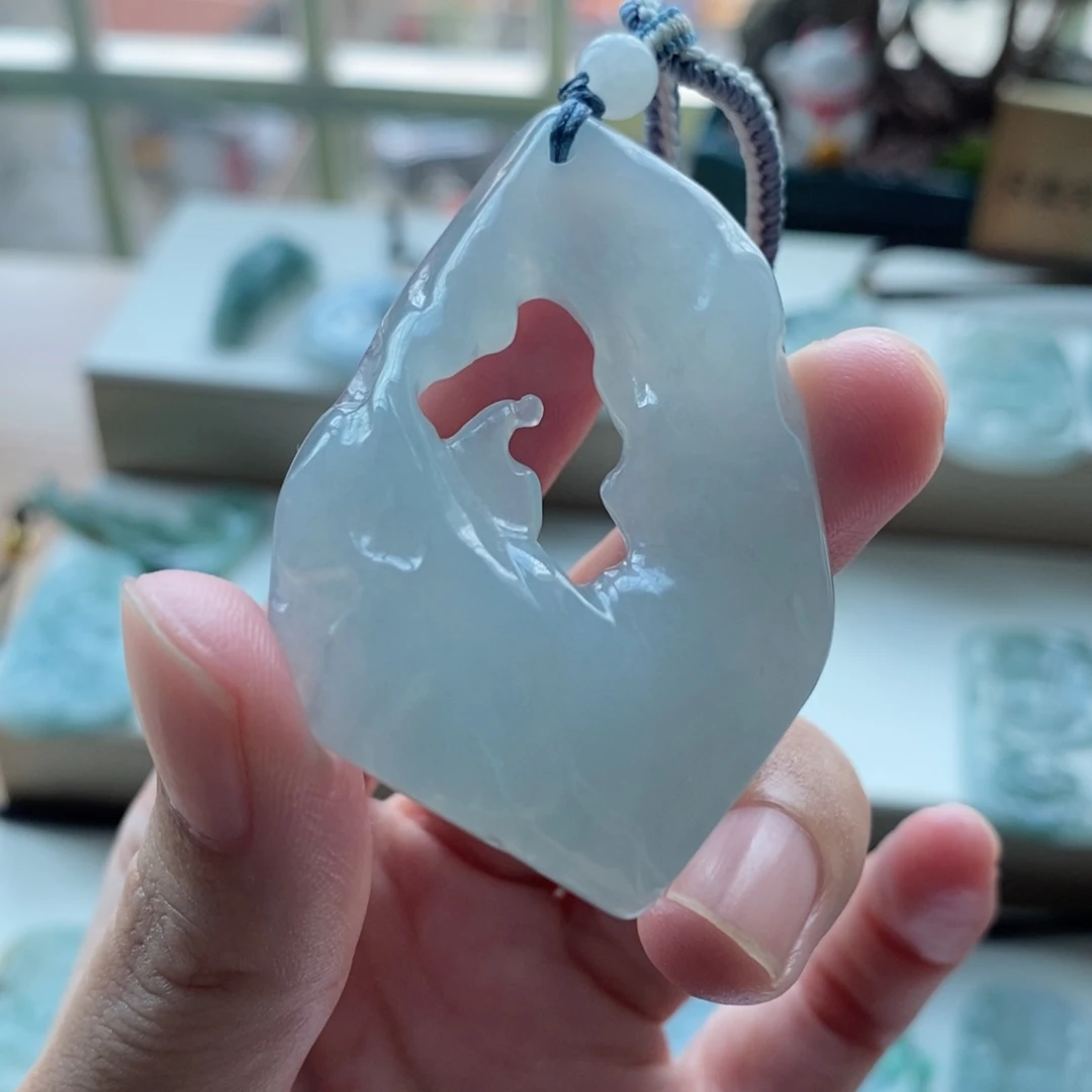 【闪购商品】颈饰未镶嵌翡翠天然缅甸A货翡翠