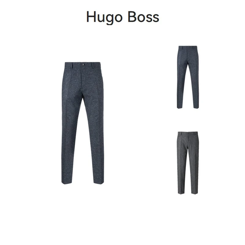 未使用 HugoBoss/雨果博斯 男士修身版西裤长裤50481960