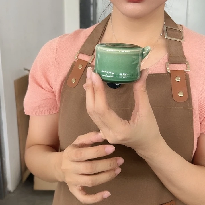 龙泉云间青瓷小米茶器