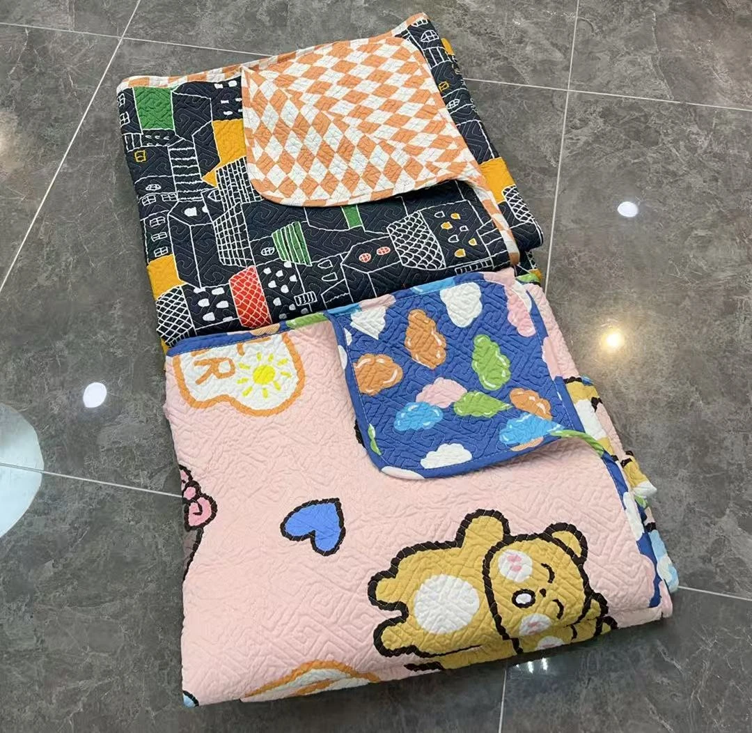 200*230【城市】简约轻奢可机洗柔软亲肤多功能床盖