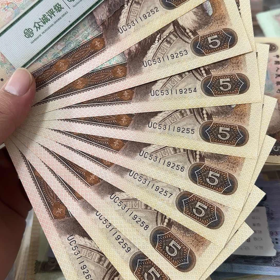退市纸币品相如图…………9连