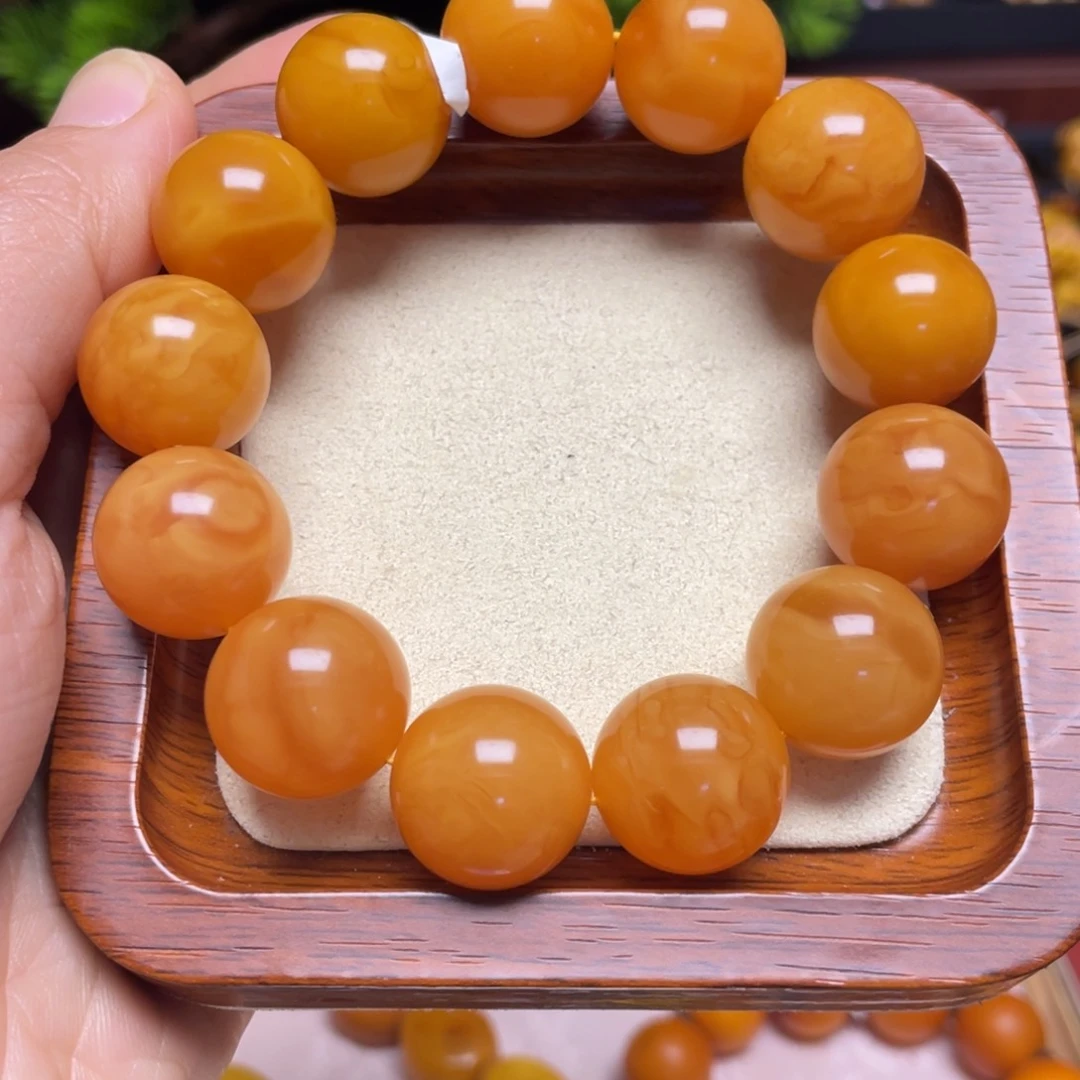 蜜蜡手链未镶嵌手串