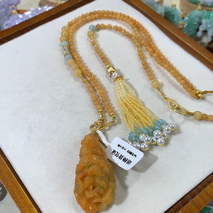 颈饰未镶嵌翡翠翡翠吊坠