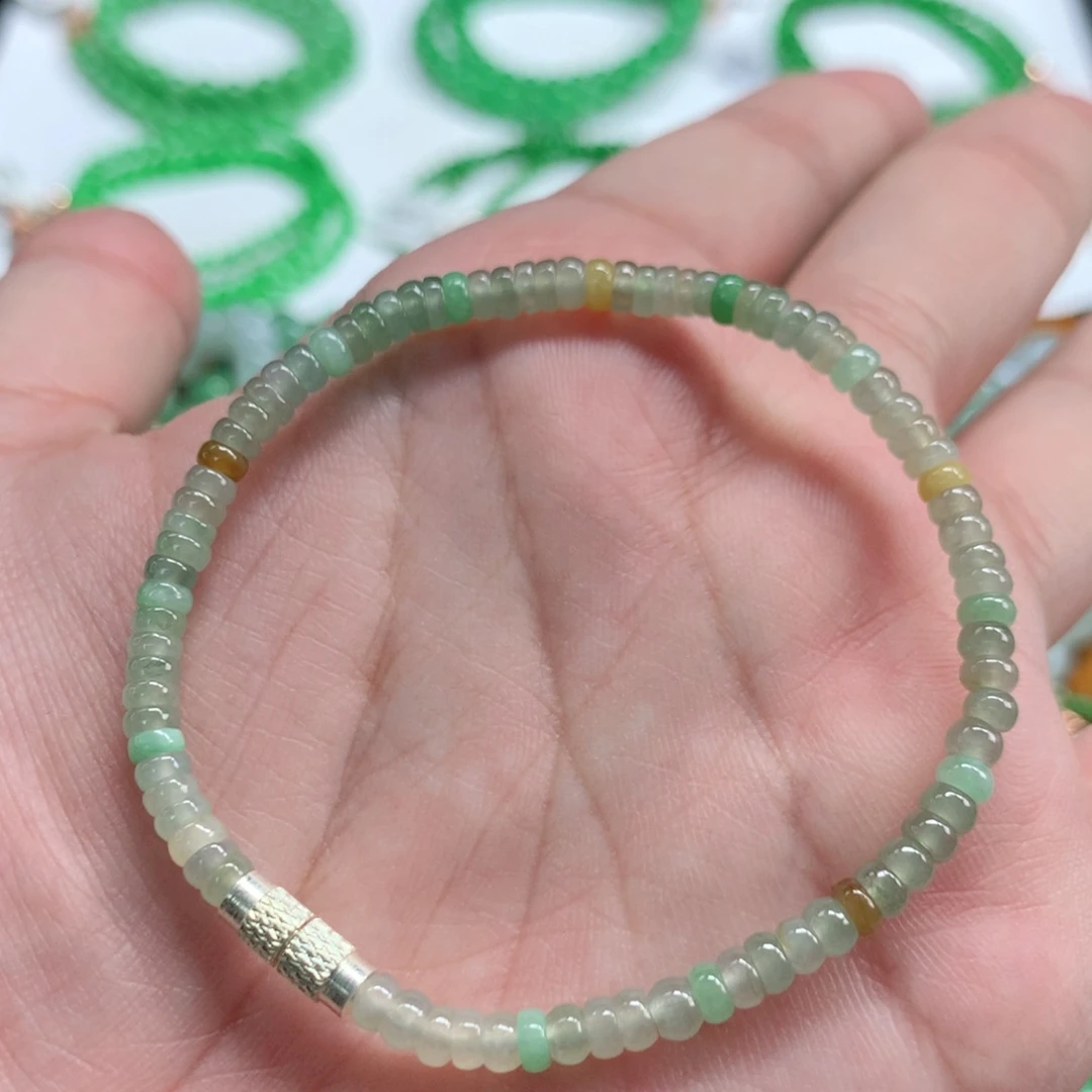 翡翠未镶嵌手链翡翠