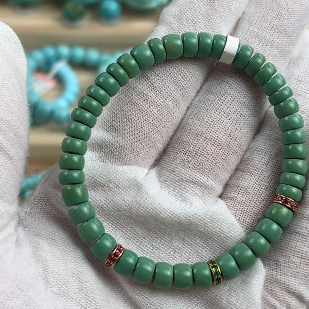 未镶嵌绿松石尺寸6mm