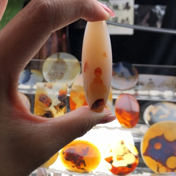 玛瑙/玉髓颈饰未镶嵌用****656