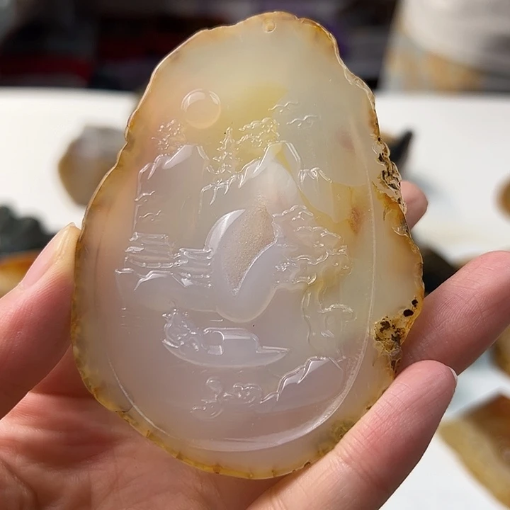 未镶嵌颈饰玛瑙/玉髓