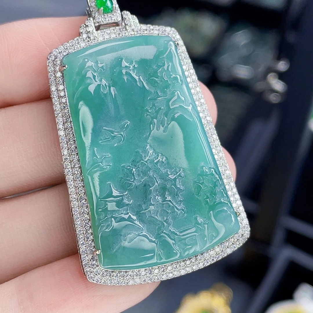 翡翠吊坠(不含链)未镶嵌