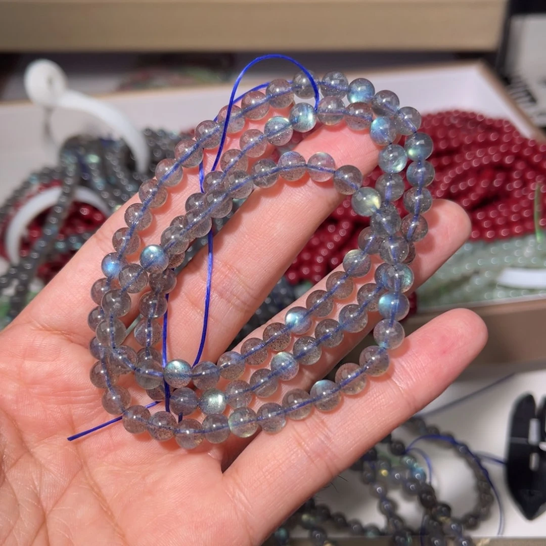 水晶手链未镶嵌灰月光020