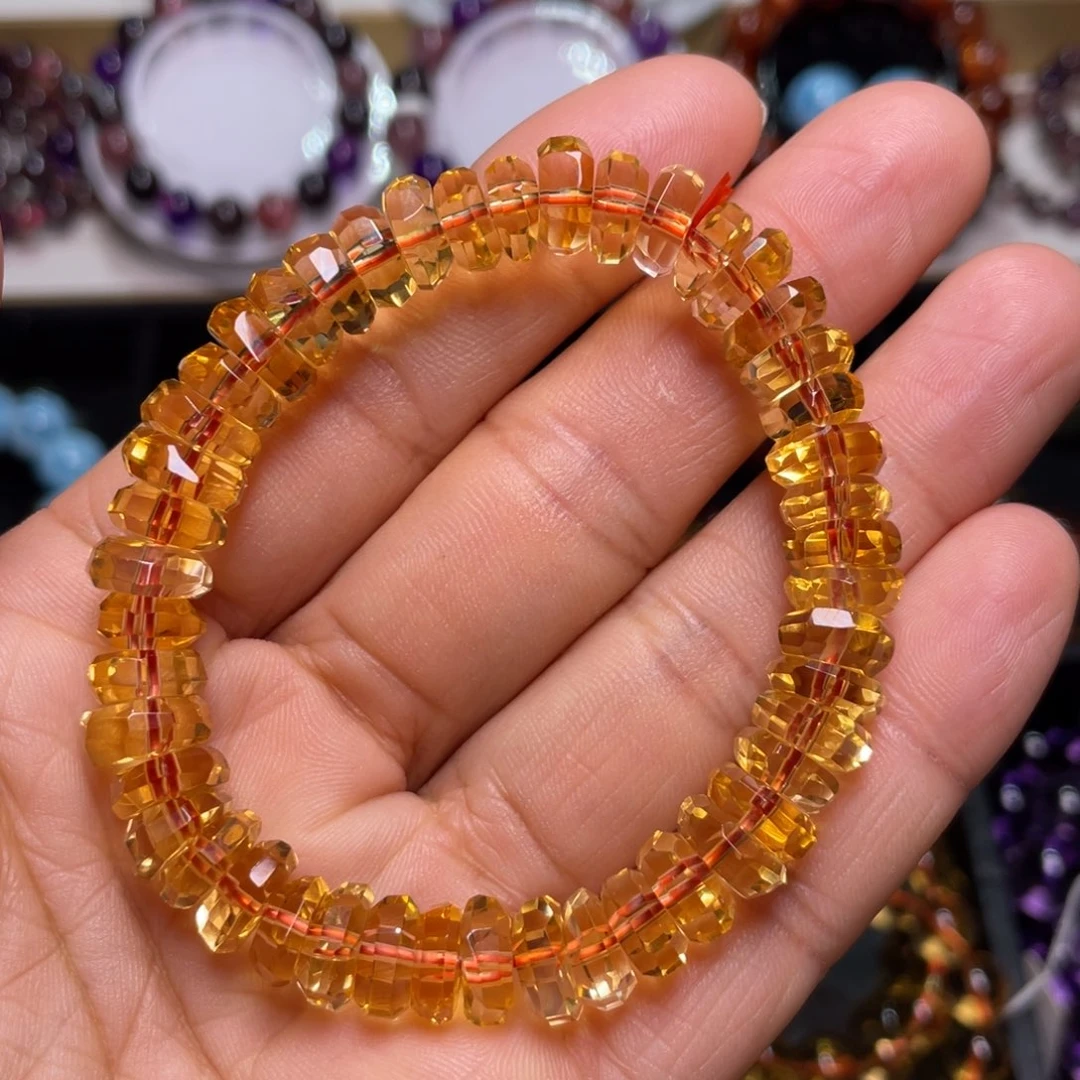 水晶手链未镶嵌巴西暴力黄