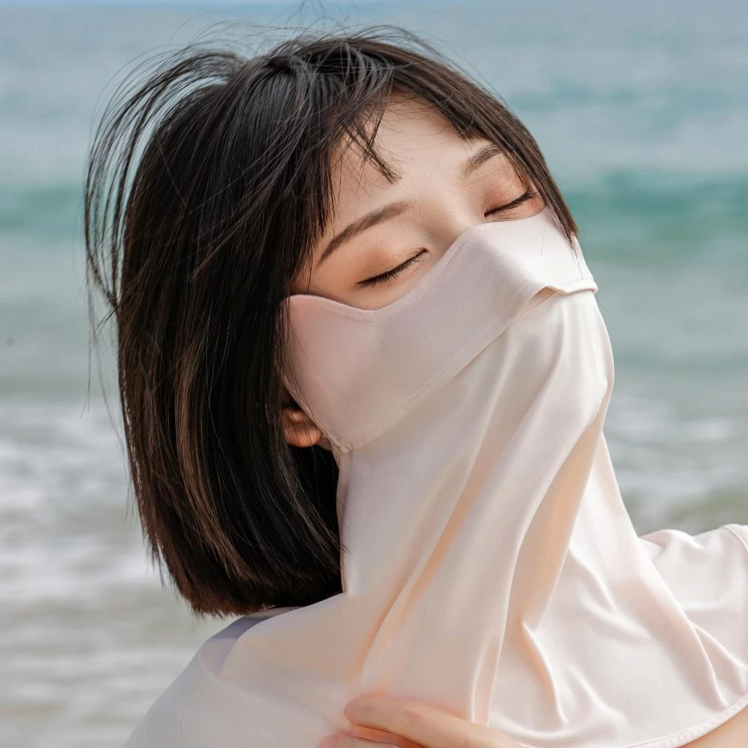 加长款凉感腮红款防晒口罩