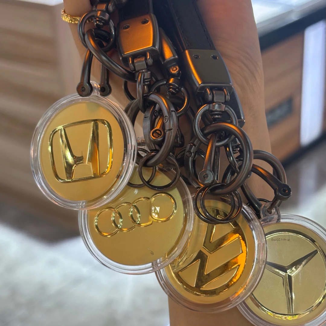 含金工艺品【小璇专属X】【车标合集】新款钥匙扣送爸爸送老公礼物