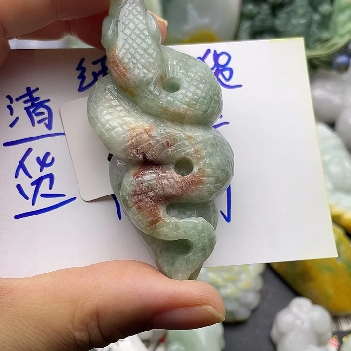 颈饰未镶嵌翡翠天然翡翠