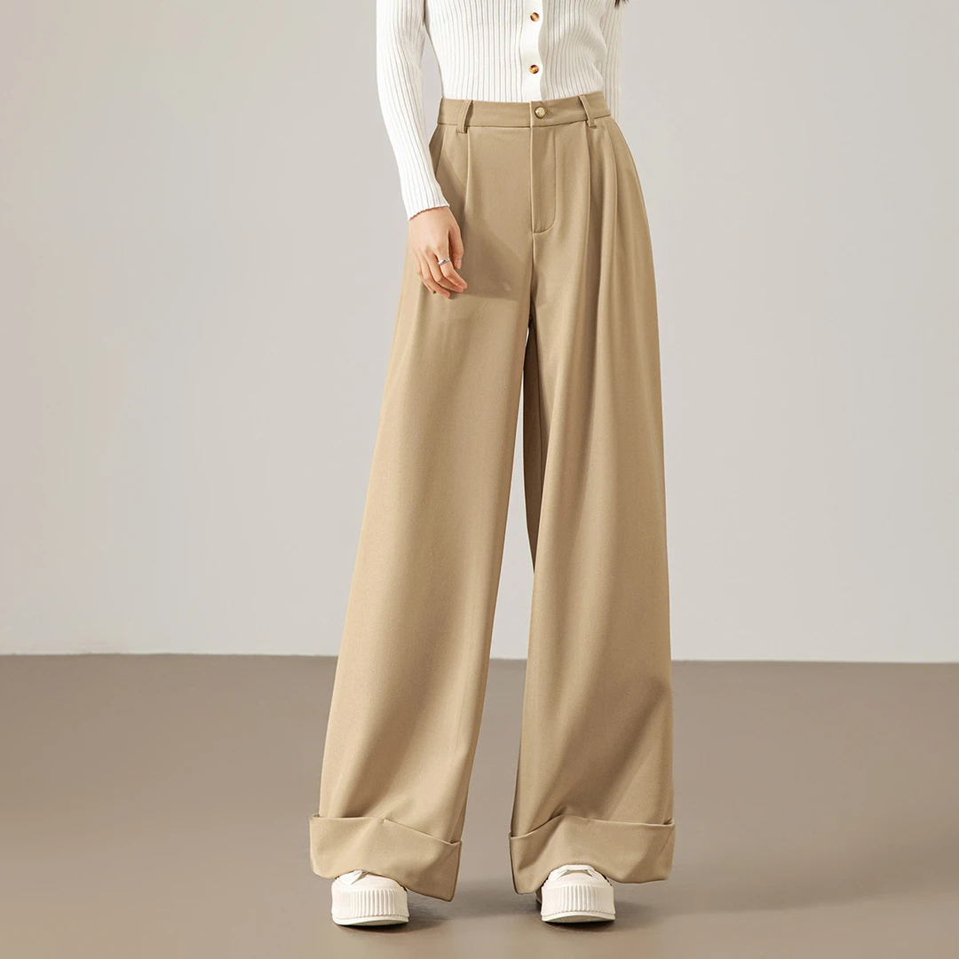 【初依专属】EVA OUXIU/伊华欧秀休闲裤ZS-E-51-25005-YL