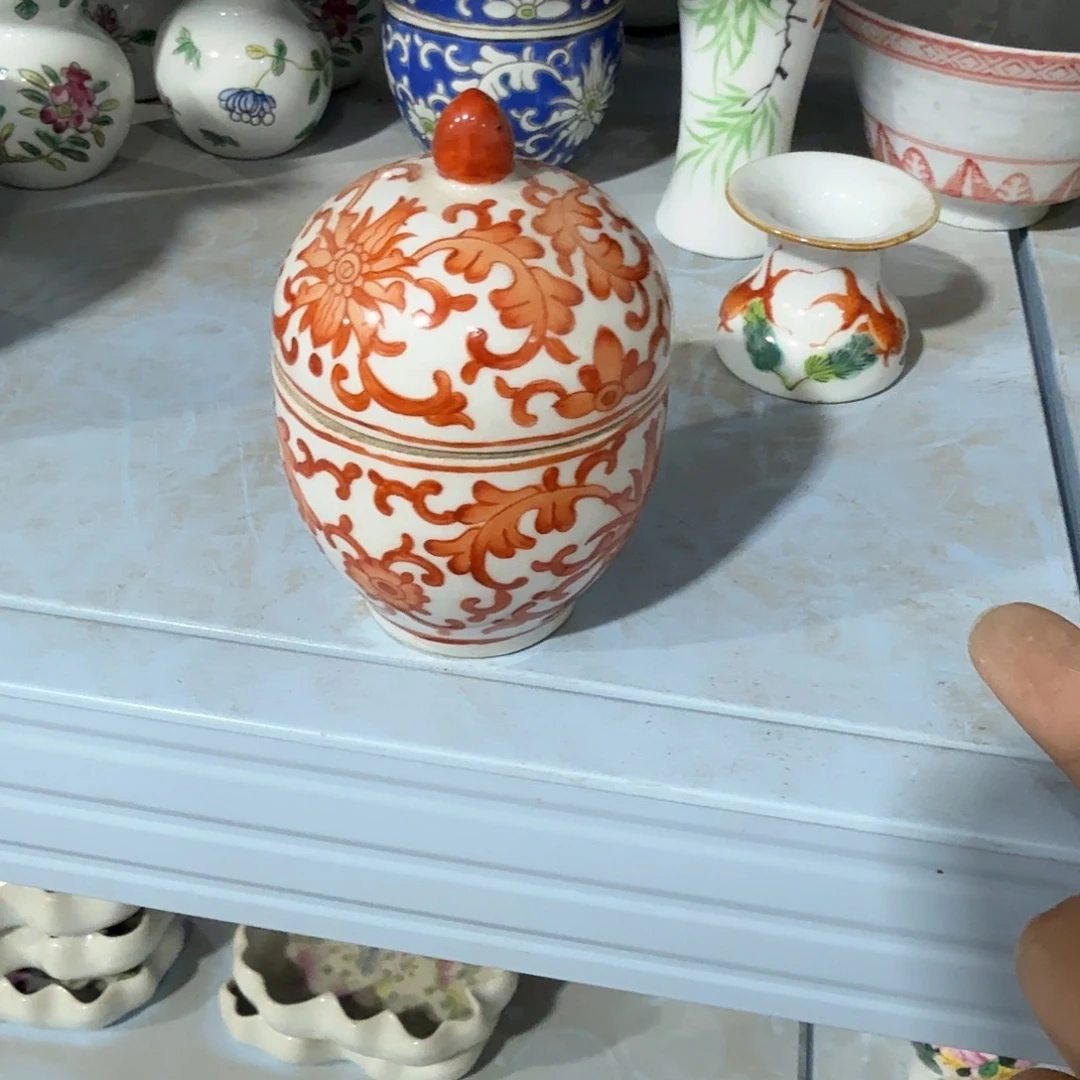 瓷片摆件手绘瓷器处理