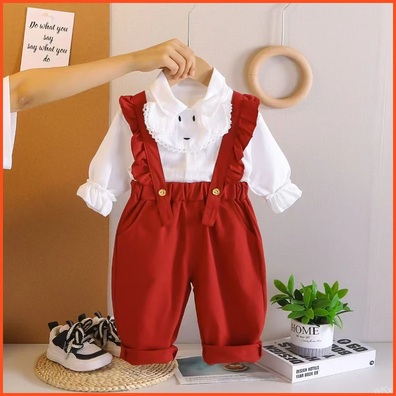 婴儿春秋套装1-2岁小女孩潮装女童秋装套装2025新款女宝宝可爱洋