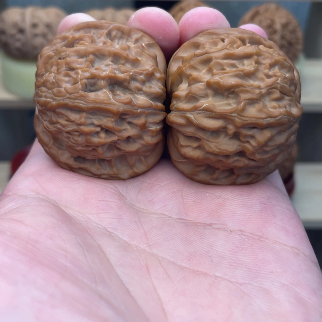 文玩核桃吊坠山地磨43全品无修