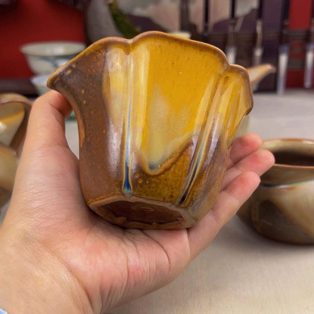 杯子纯手工柴烧主人杯