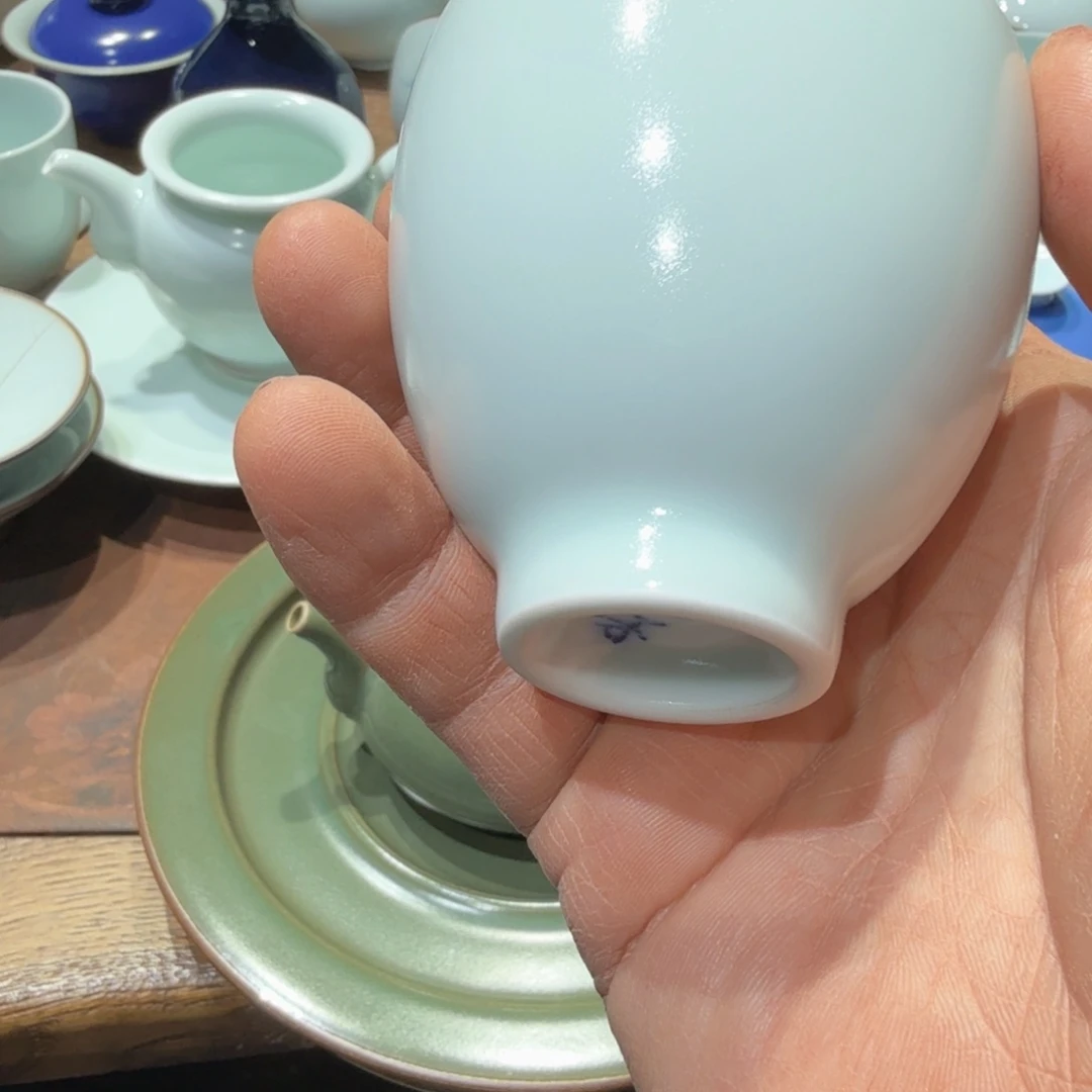 羊***人汝窑天真釉色100毫升全品手摸