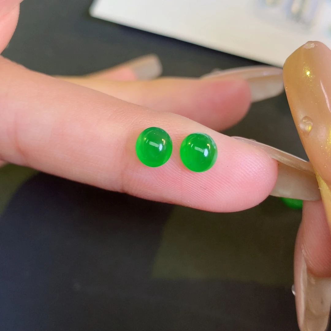 翡翠裸石翡翠翡翠5.62-5.31/3.08