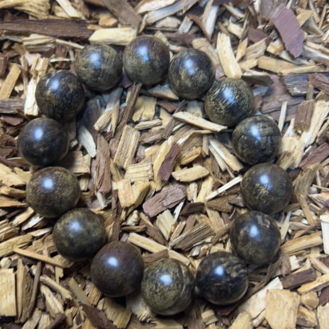10 福来精选文玩沉香木作手串16mm