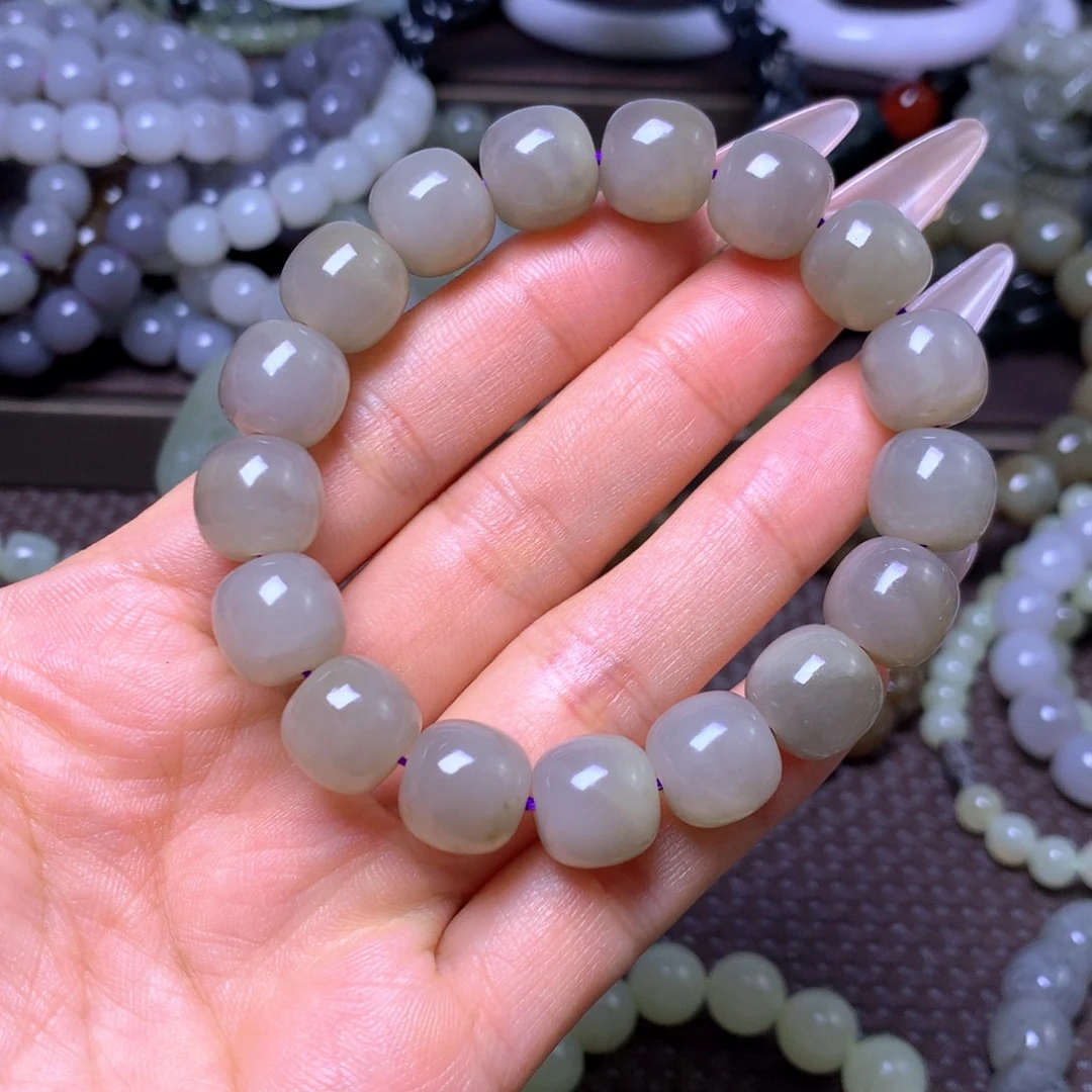 和田玉未镶嵌手串卡12