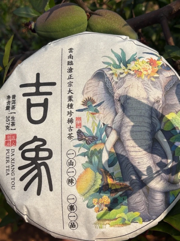 吉象 2022年普洱茶（生茶）紧压茶