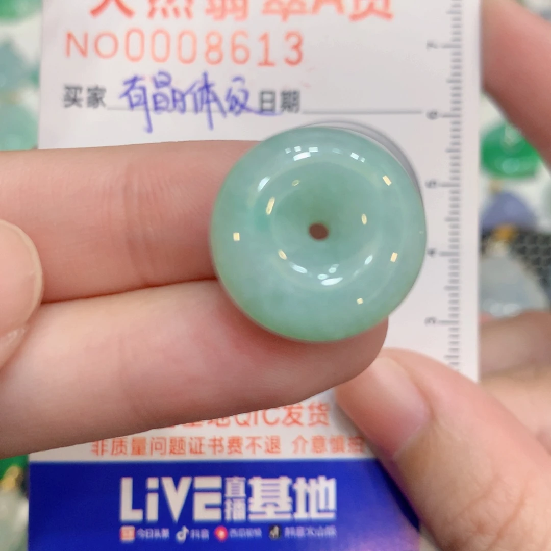 翡翠未镶嵌颈饰扣