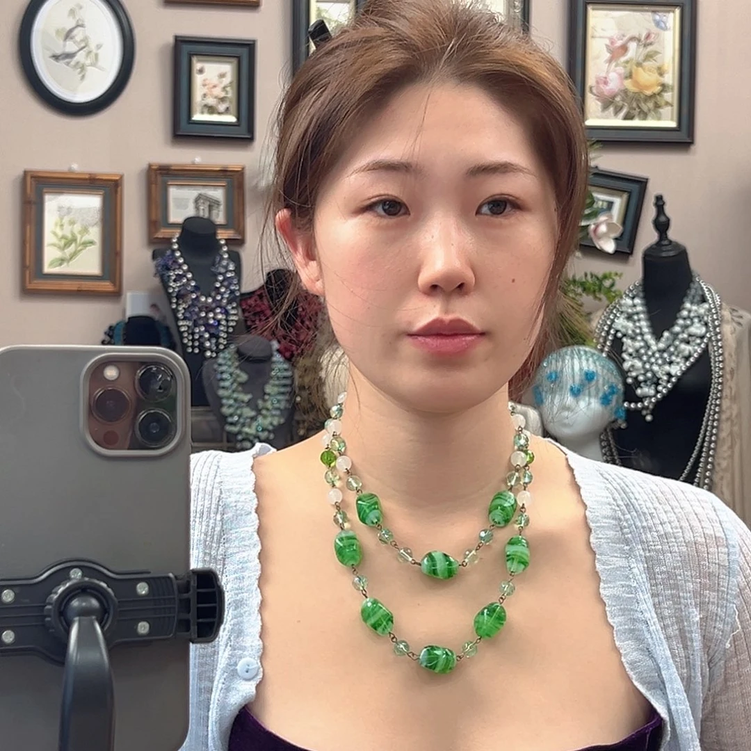J***y玻璃颈饰编号207 项链