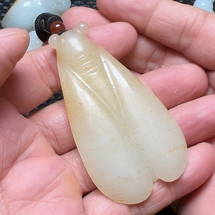 和田玉未镶嵌挂件满****7