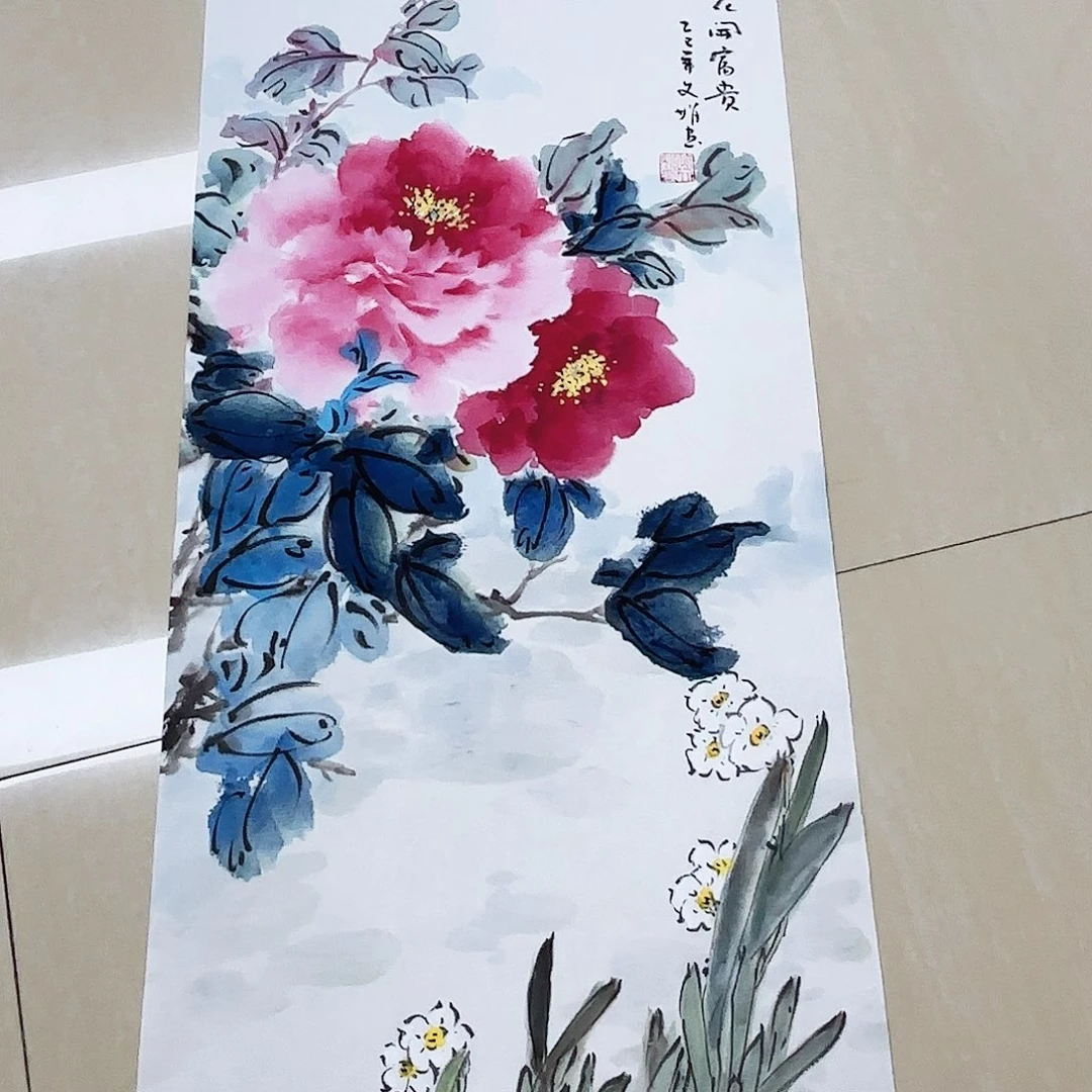 国画国画作品多次