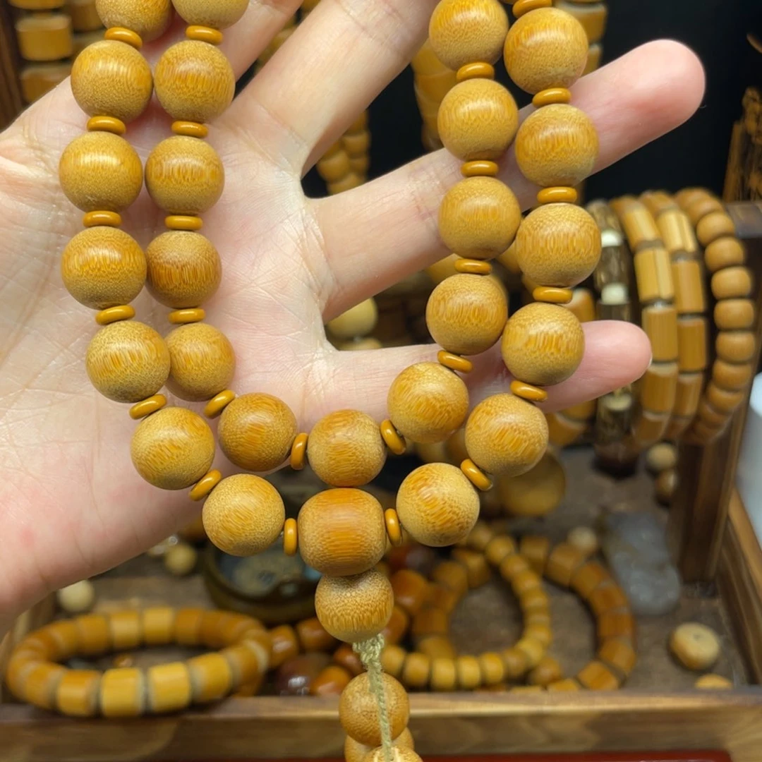 四*堂1.2正圆实心玉竹手持36粒