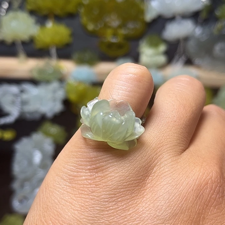 未镶嵌蛇纹石玉发饰