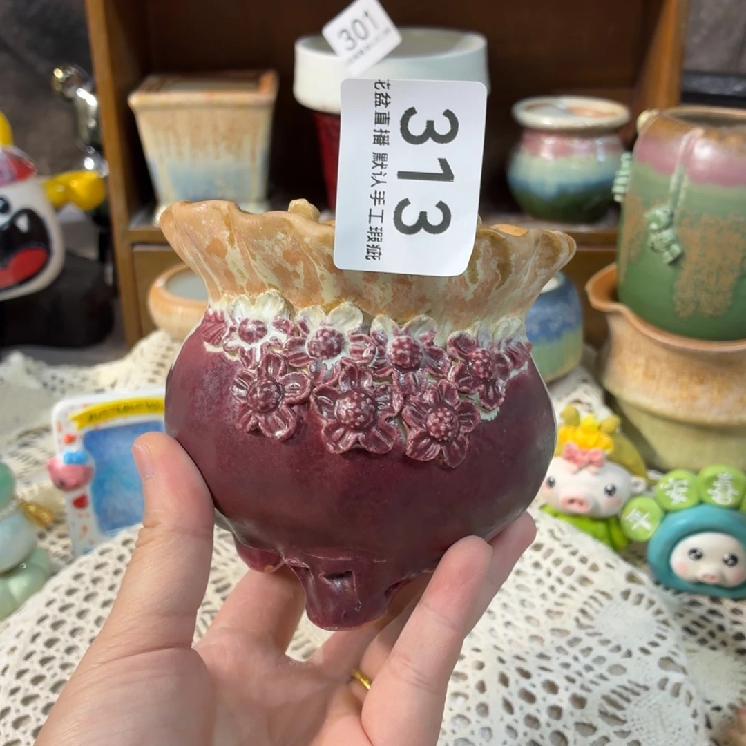 景德镇陶瓷花盆艺术