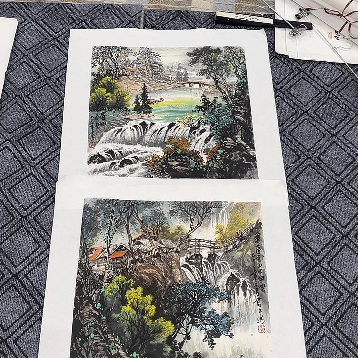 吴***山国画闫书平老师三尺斗方冯