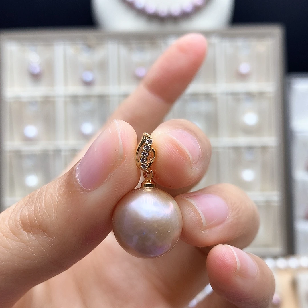 颈饰合金淡水珍珠