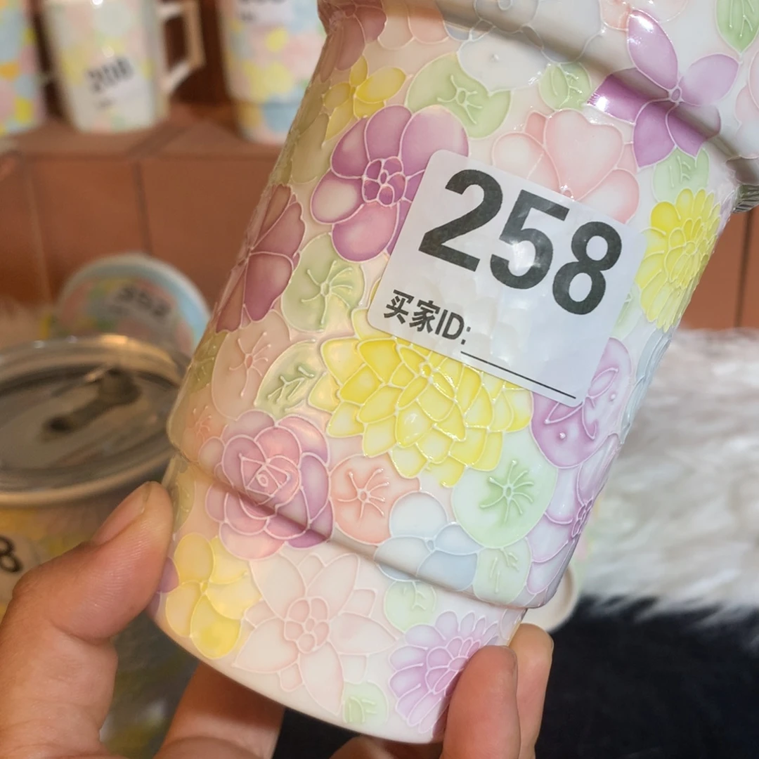 泥塑杯体水杯一个女同事送妈妈礼物