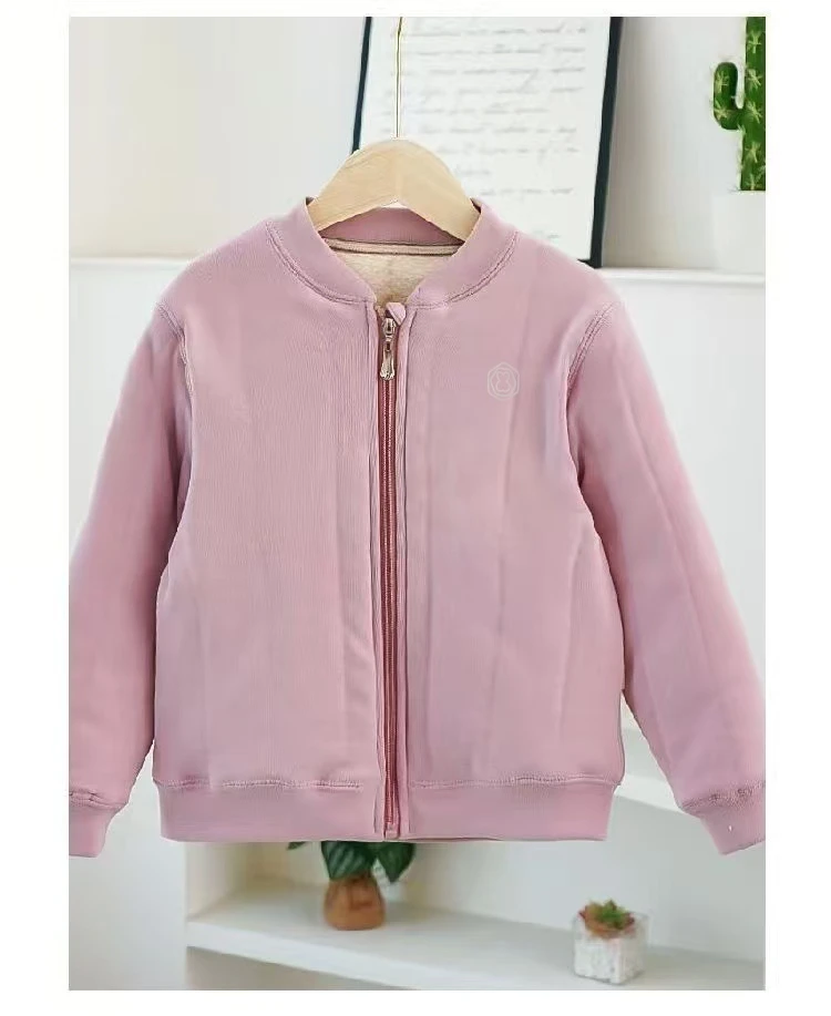 棉袄厚款秋款棉服校服神器宝宝女童纯色