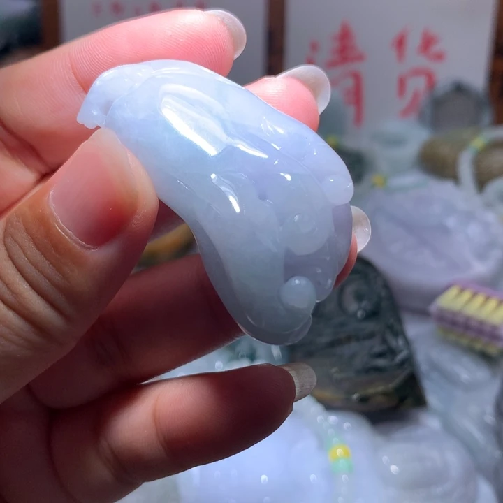 翡翠未镶嵌颈饰保真天然A货翡翠