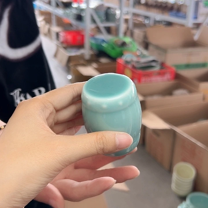 龙泉云间青瓷小米茶器