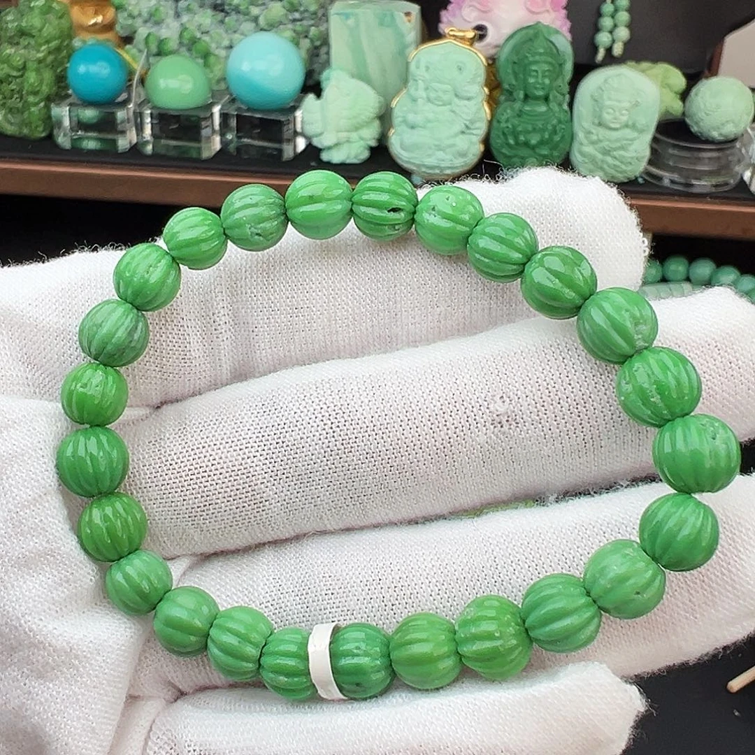 绿松石未镶嵌绿松石主播璐璐