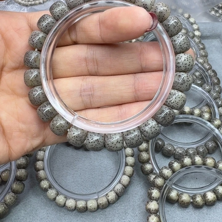 星月菩提手串灰冰糖灰冰糖