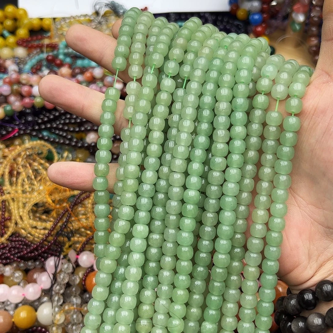 玛瑙/玉髓未镶嵌珠宝半成品k8东陵玉墩墩两条