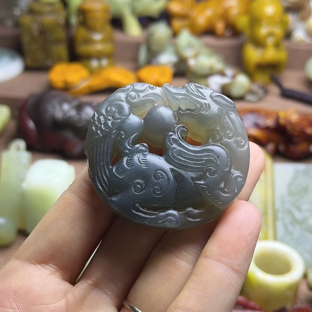 白玉菩提吊坠142。。