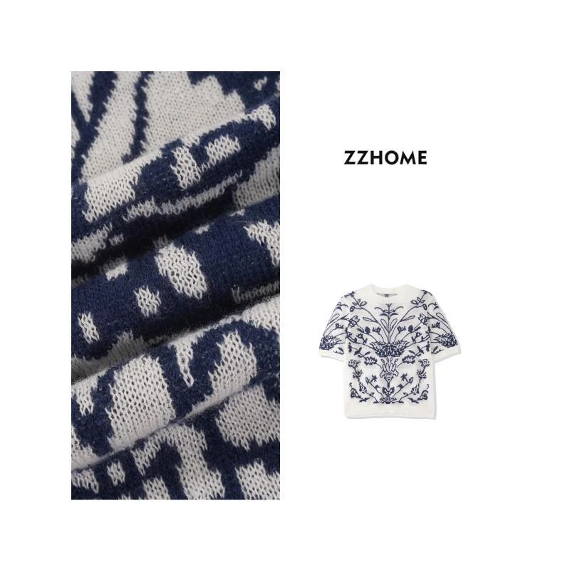 ZOZO HOME ｜织物之美蒙德里安提花T恤q171609p